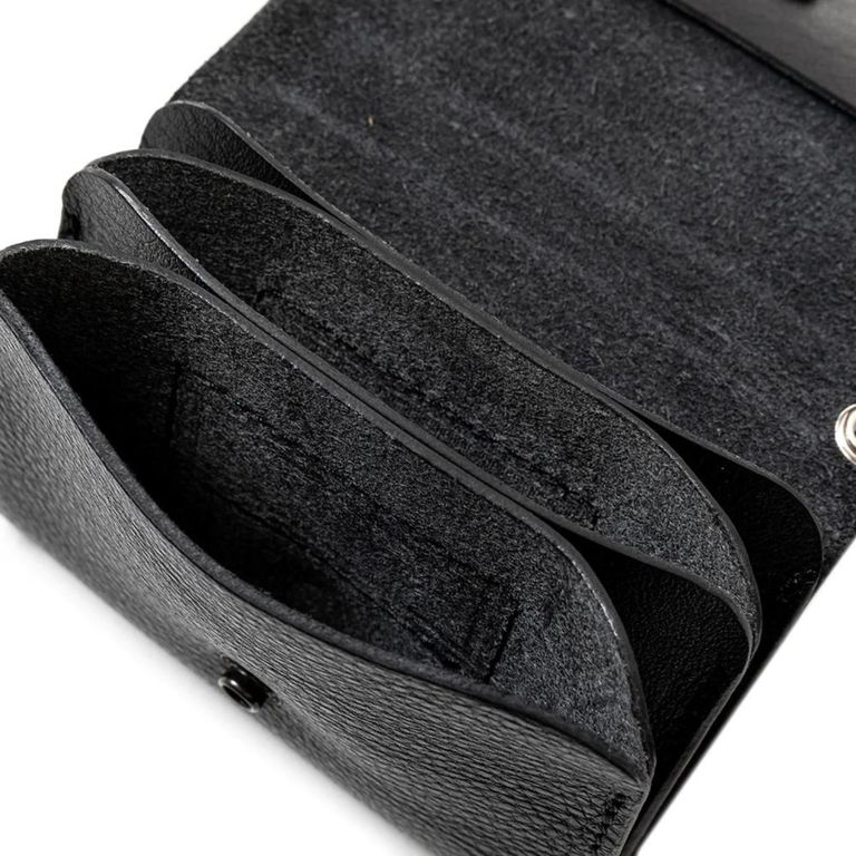 CALEE - STUDS LEATHER MULTI CASE WALLET (BLACK) / スタッズ CALEE - STUDS LEATHER MULTI CASE WALLET (BLACK) / スタッズ