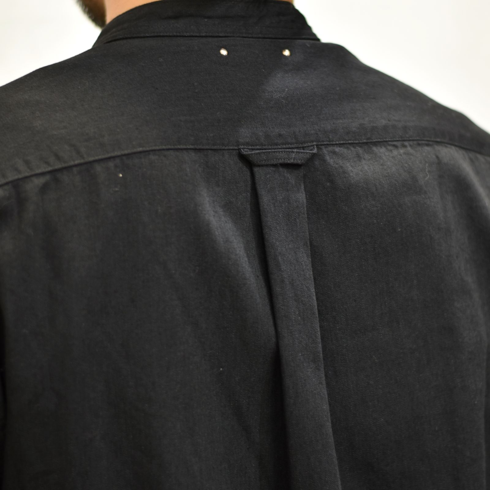 Band Collar OG. Denim Long SH (BLK)