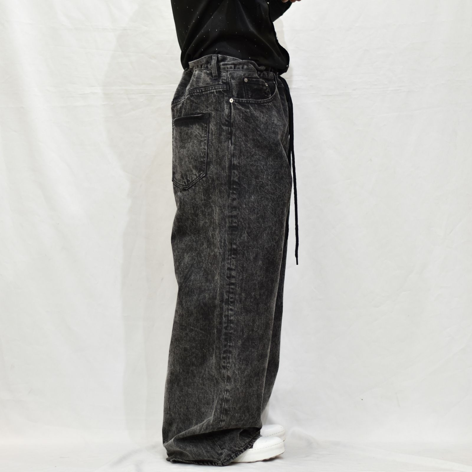 登坂広臣着用 Denim Drawstring E.Wide 5pocket | scoala113.ro