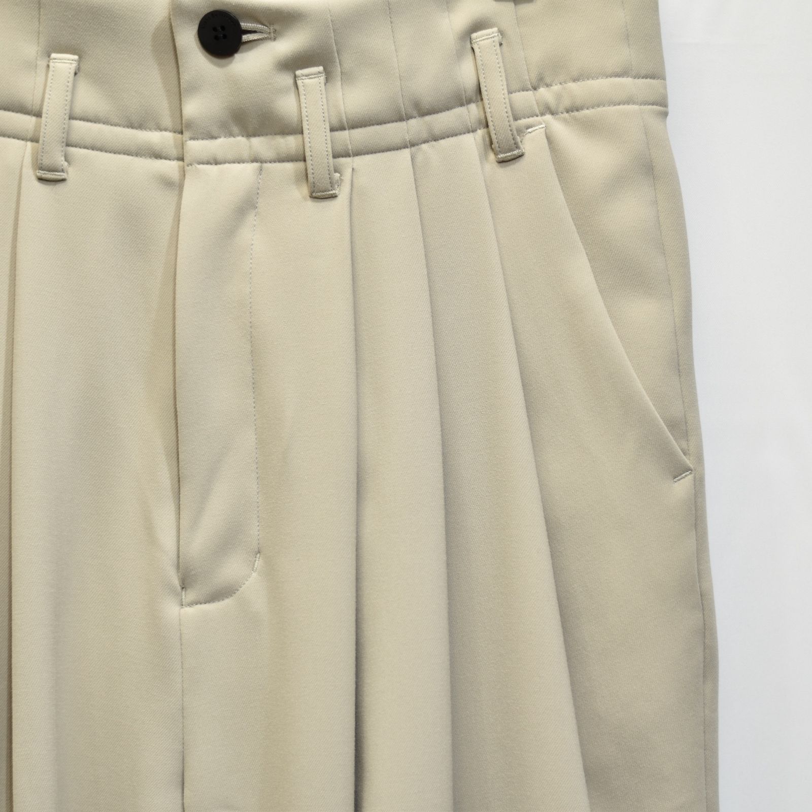 ハイウエストワイドパンツ / LB22SS-PT03-DT (BISCUIT)