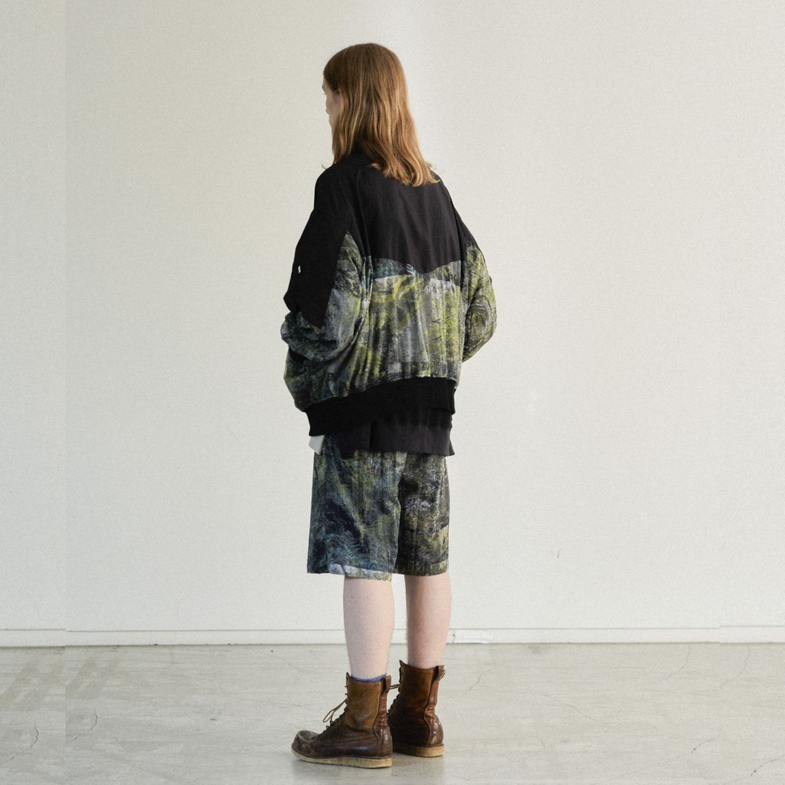 FOREST SHORTS (BLACKGREEN) / 森林(カモフラージュ柄) ショートパンツ