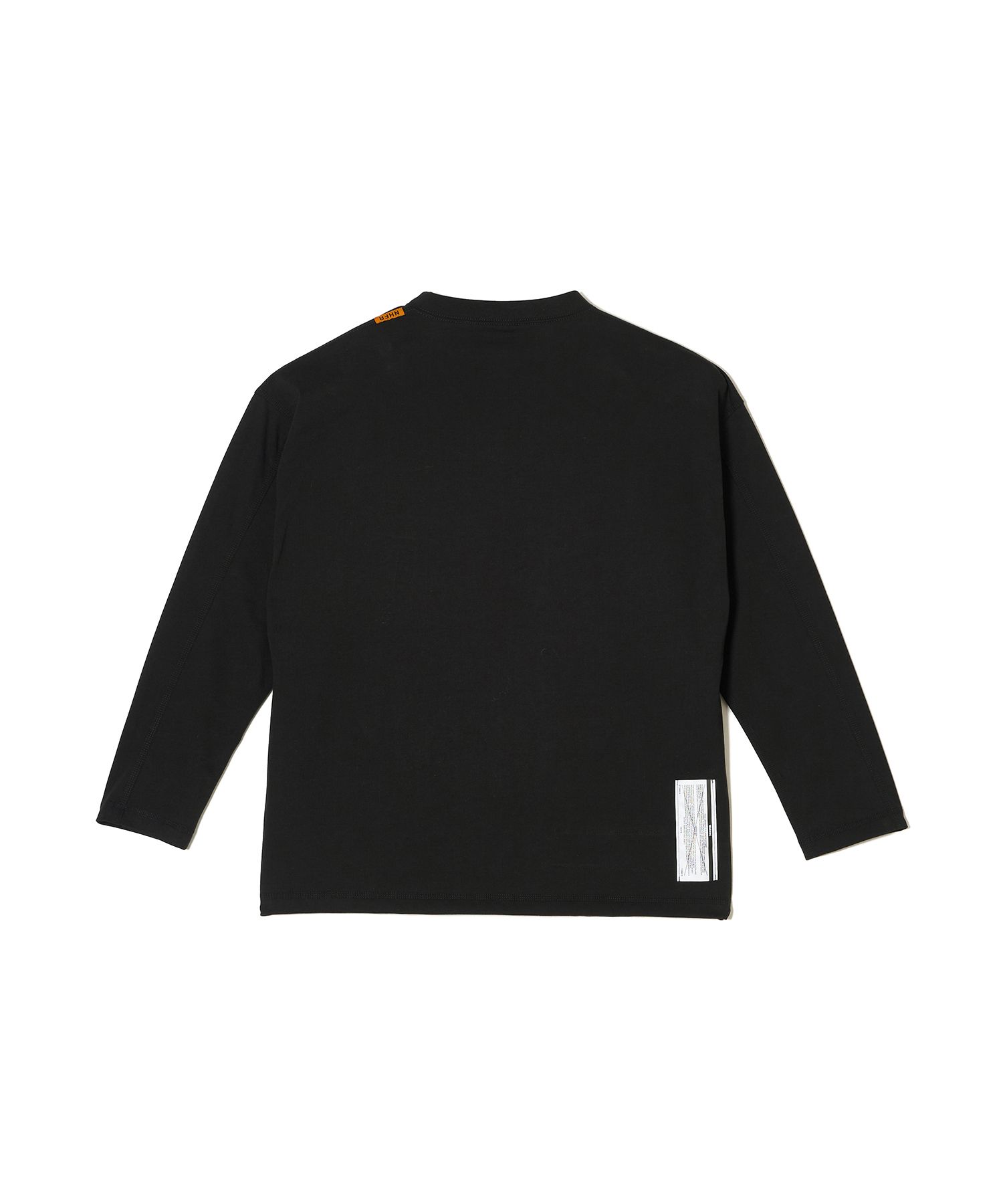 LONG SLEEVE T-SHIRT (BLACK) -  ロングスリーブ カットソー （ブラック） 1242-CS04-003