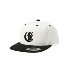 CR LOGO EMBORIDERY B.B CAP (NATURAL × BLACK)｜スナップバック ベースボールキャップ｜CR-25SS001