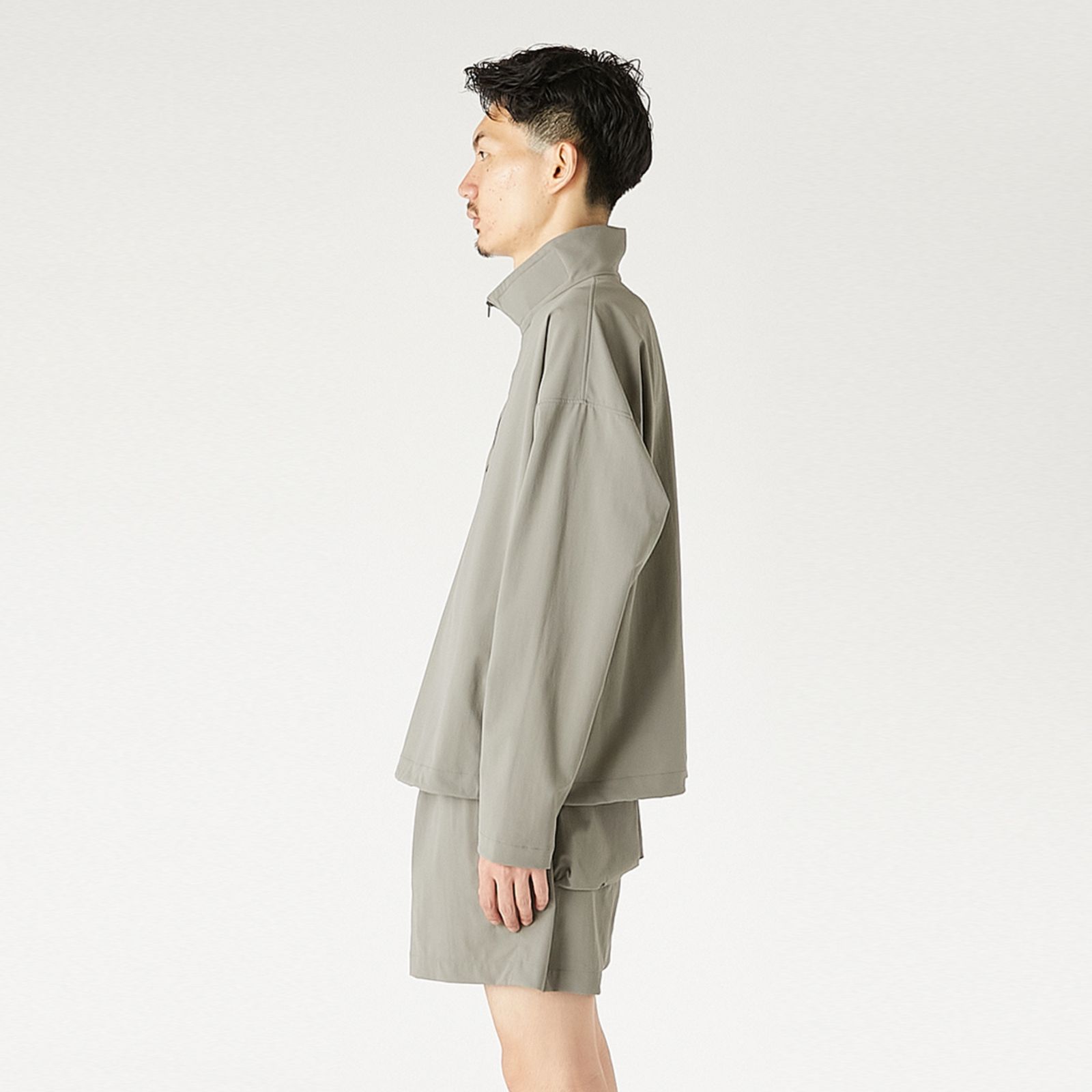 HALF ZIP PULLOVER （GRAY / グレー）｜ハーフジップ プルオーバー｜9261-CS06-004