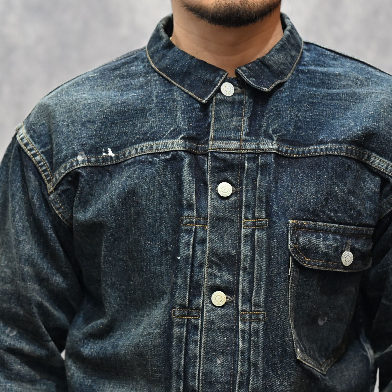 #001 T-BACK DENIM JACKET （INDIGO） / デニムジャケット ファースト （インディゴ） 2026SSJK-YY-0001