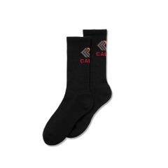 CALEE LOGO PILE SOCKS (BLACK)