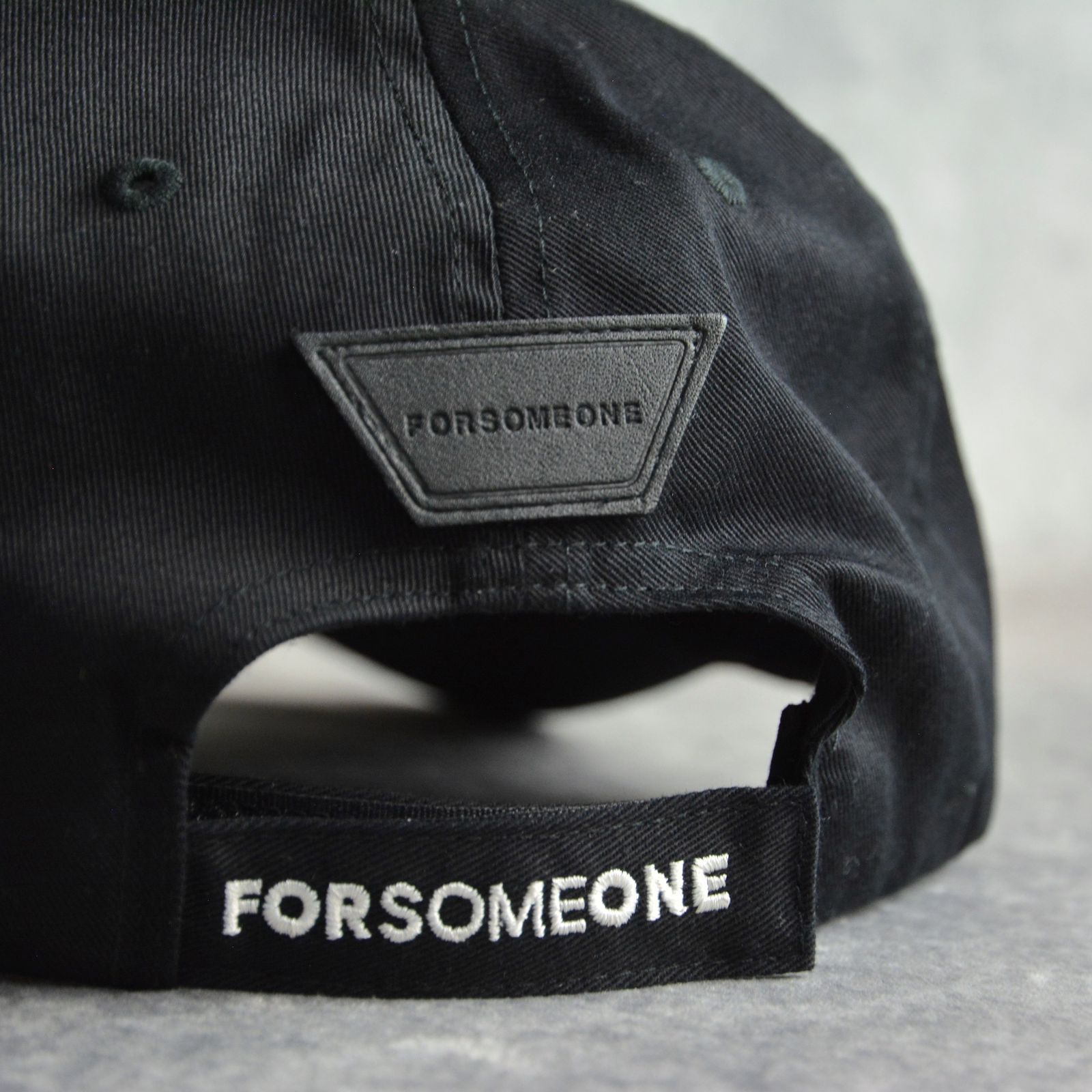 forsomeone キャップ FORSOMEONE - BOX LOGO CAP (C.GRAY） / ボックスロゴ キャップ