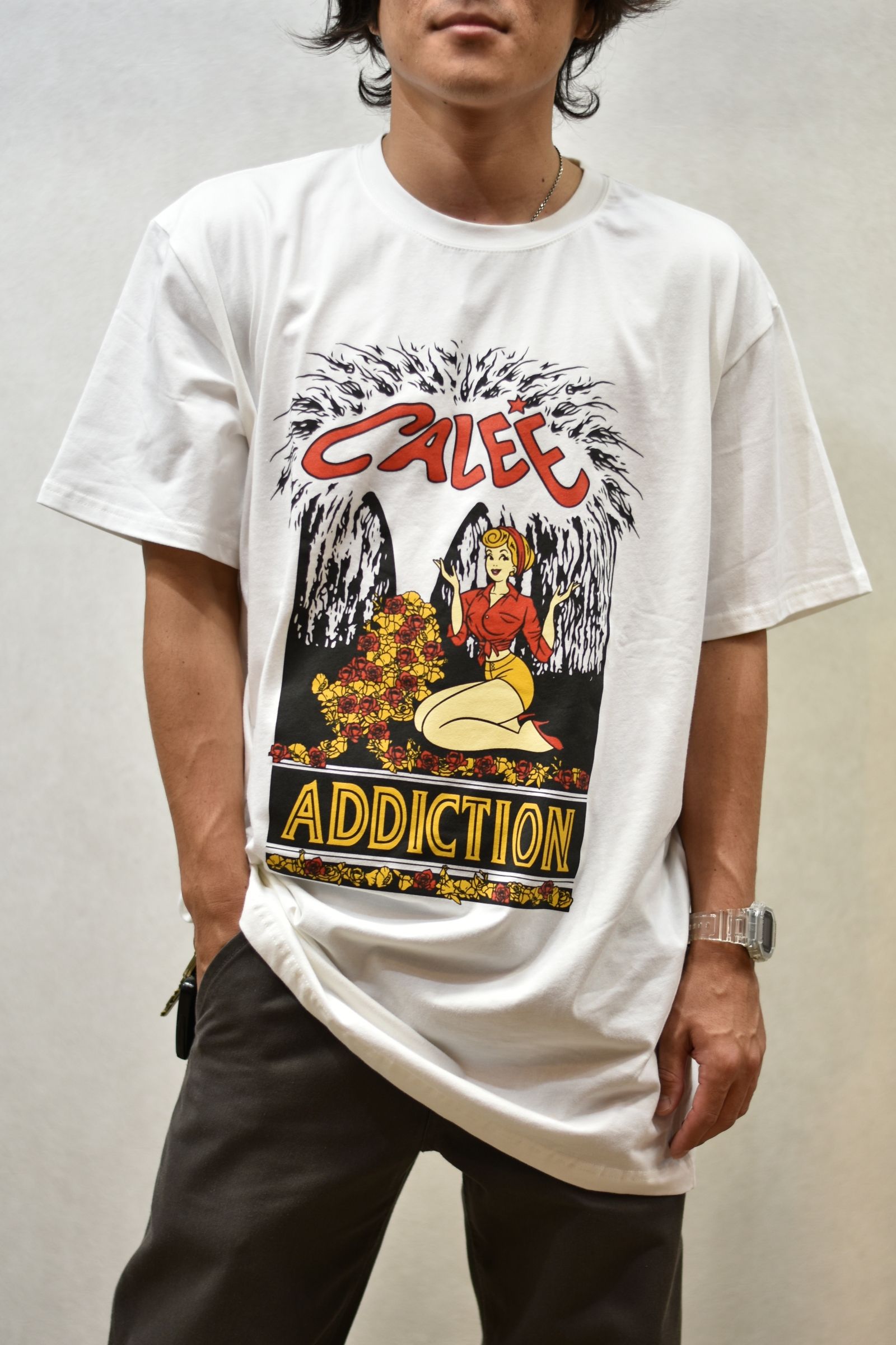 STRETCH ADDICTION T-SHIRT (WHITE)