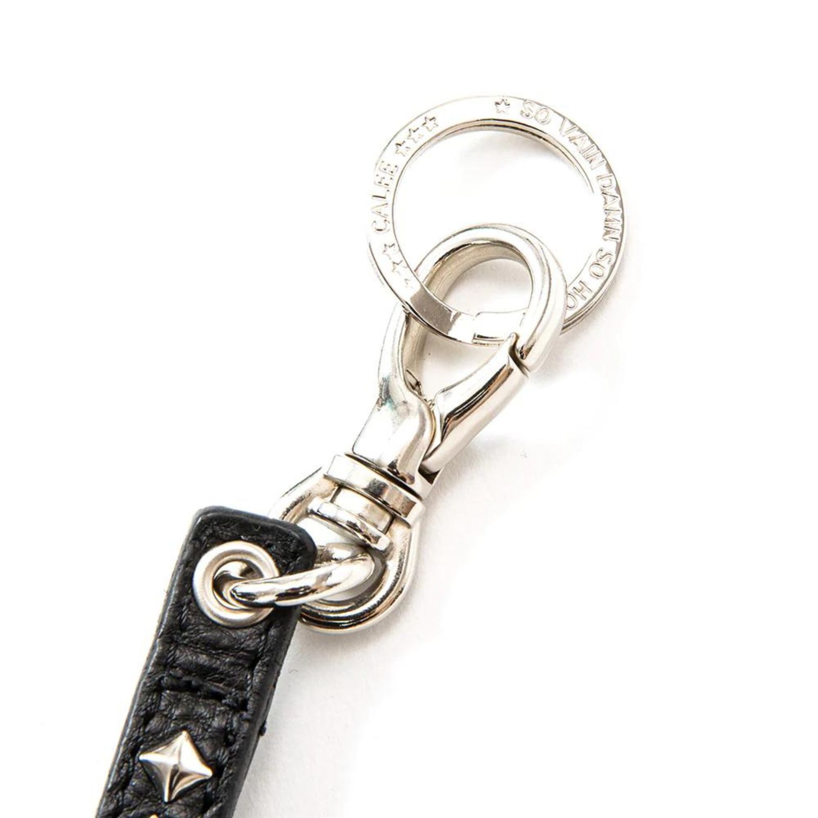 STUDS LEATHER WRIST STRAP (Black) / スタッズ レザー リストストラップ