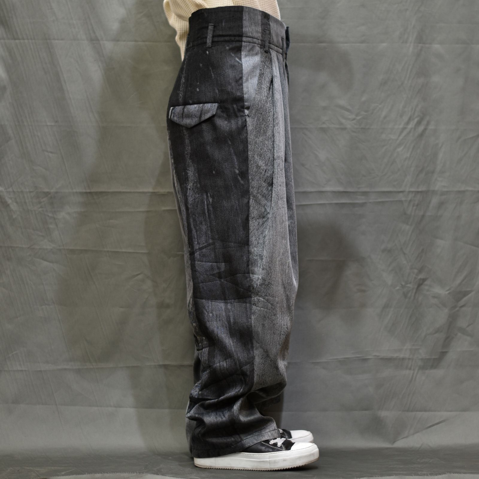 ハイウエストワイドパンツ / LB22SS-PT03-JQ (SKY BLUE GREY)
