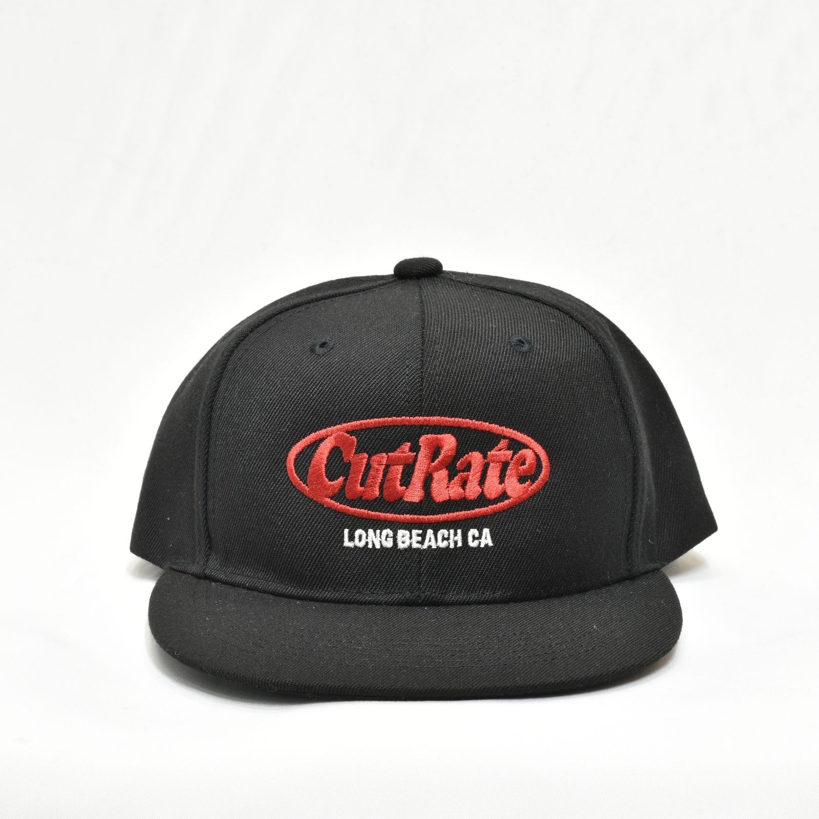 CUTRATE LOGO EMBROIDERY CAP (BLACK/RED) | chord online ...