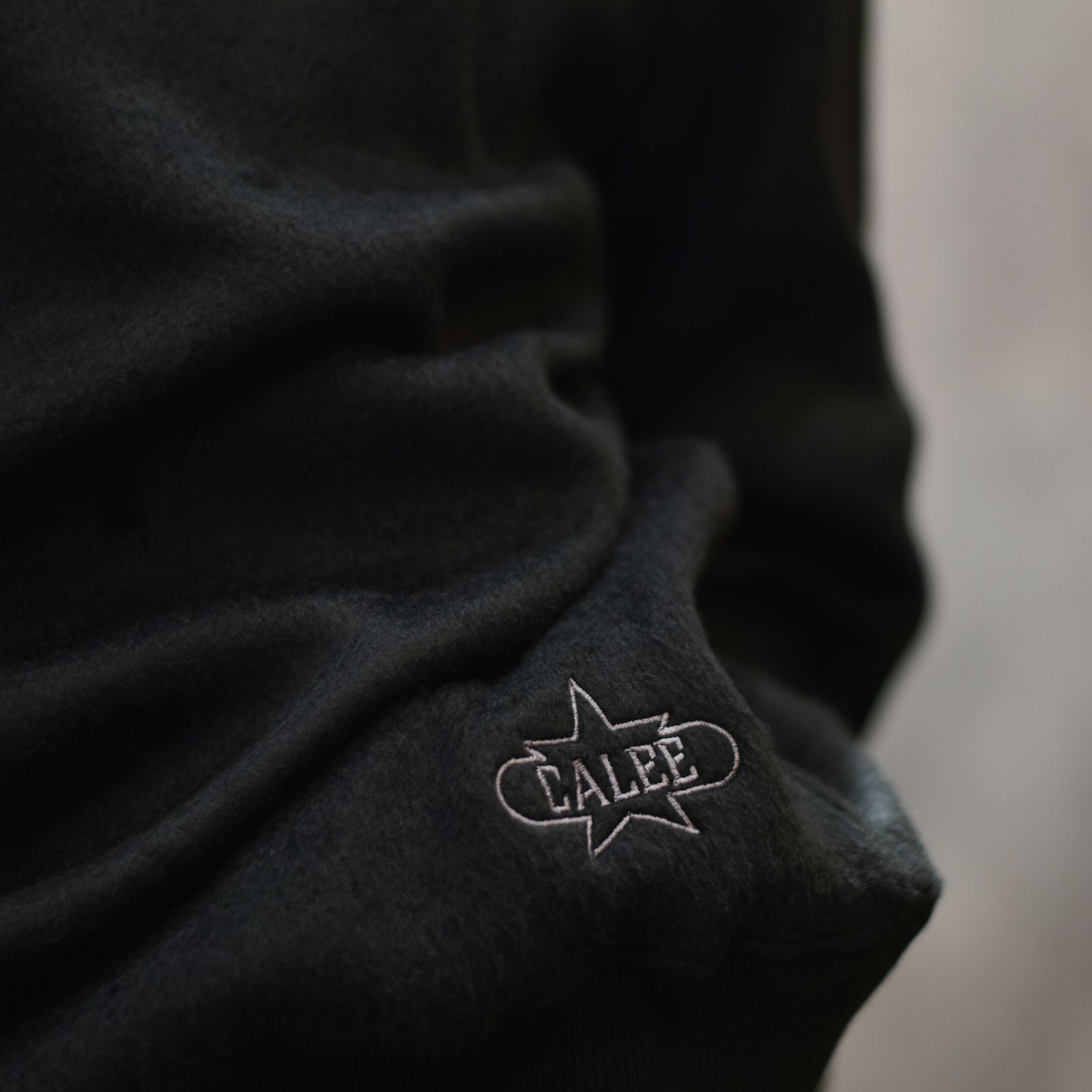 SHAGGY FABRIC CREW NECK SW (BLACK)｜シャギー クルーネック スウェット トレーナー｜CL-25AW036