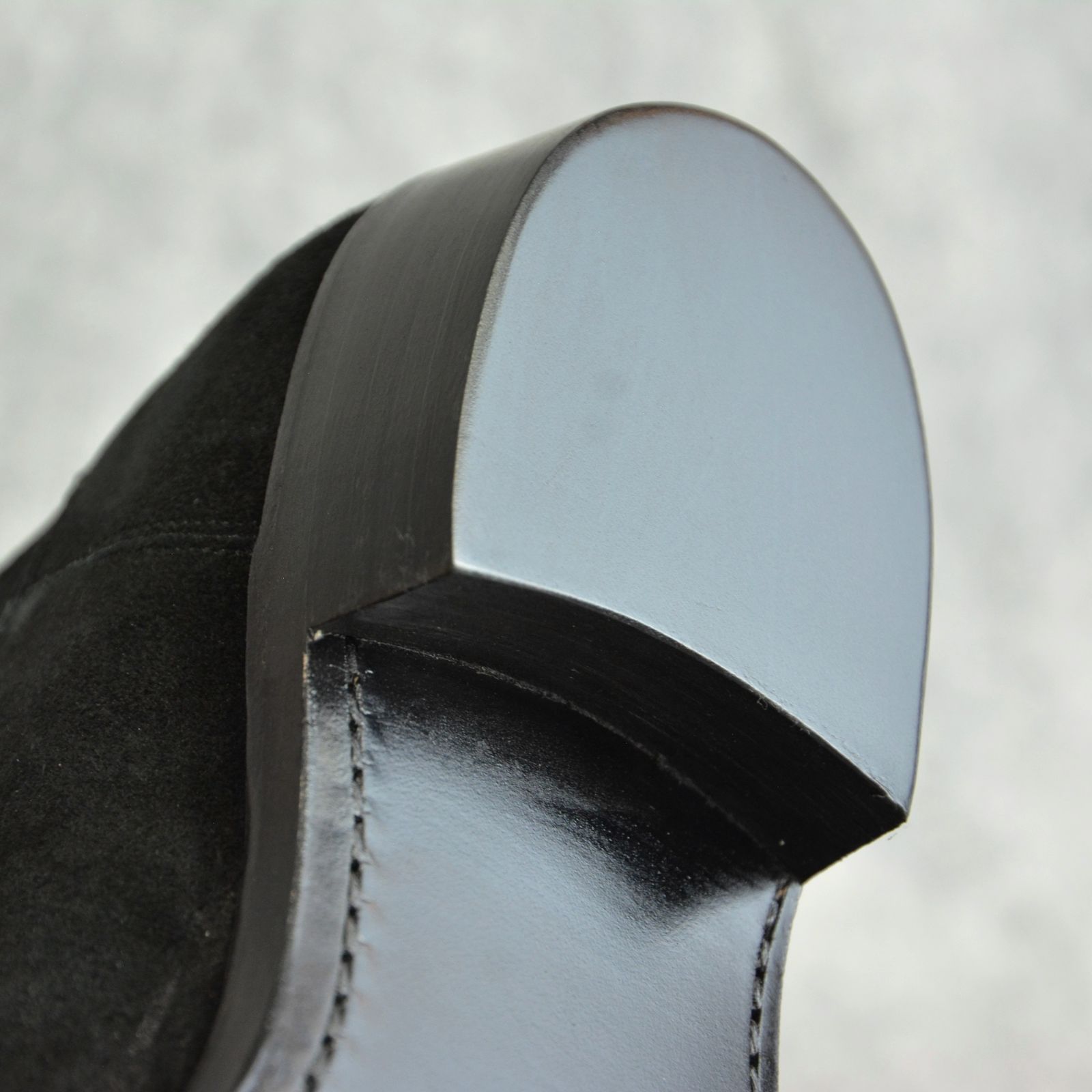 Suede Leather Western Side Gore Boots (BLK)  /  スエード ウエスタン ブーツ （ブラック） MGK-007