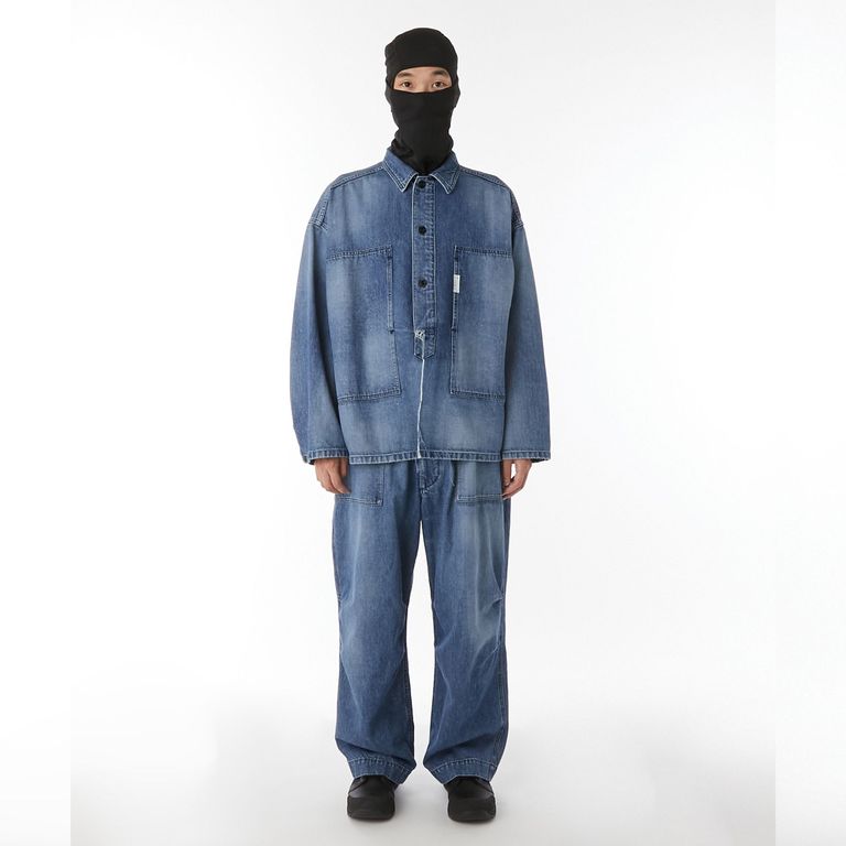 N.HOOLYWOOD - SHIRT BLOUSON (BLUE) / シャツブルゾン N.HOOLYWOOD - SHIRT BLOUSON (BLUE) / シャツブルゾン