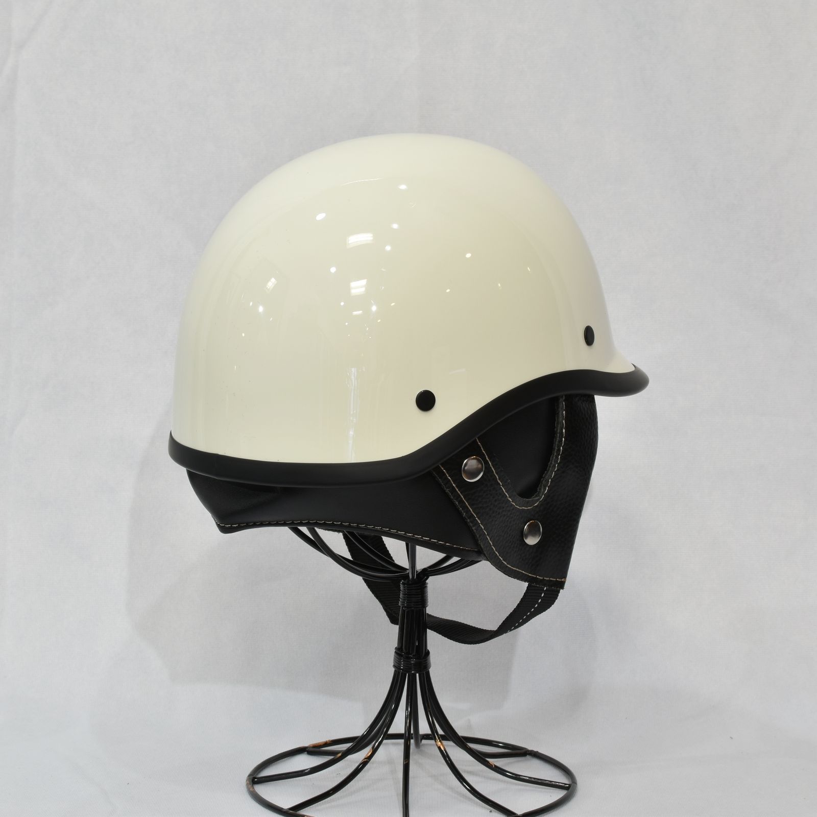 【Sサイズ｜即日発送】 | BURST VG HELMET (IVORY) | バースト ヴィンテージジョッキー ヘルメット