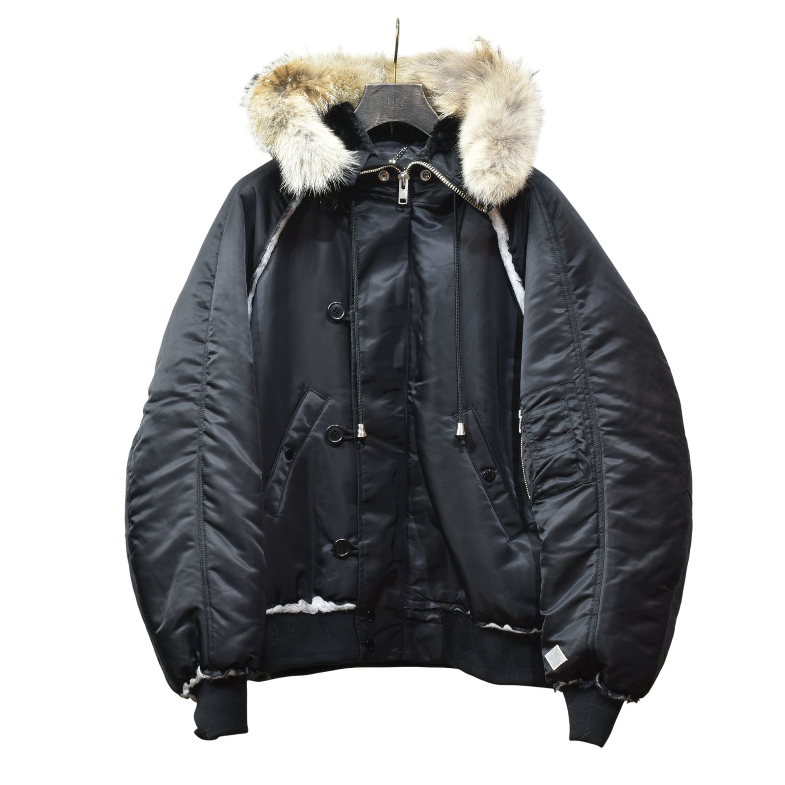 PENTAGRAM N-2B FLIGHT JKT (BK)｜ペンタグラム フライトジャケット｜PD26AJ04