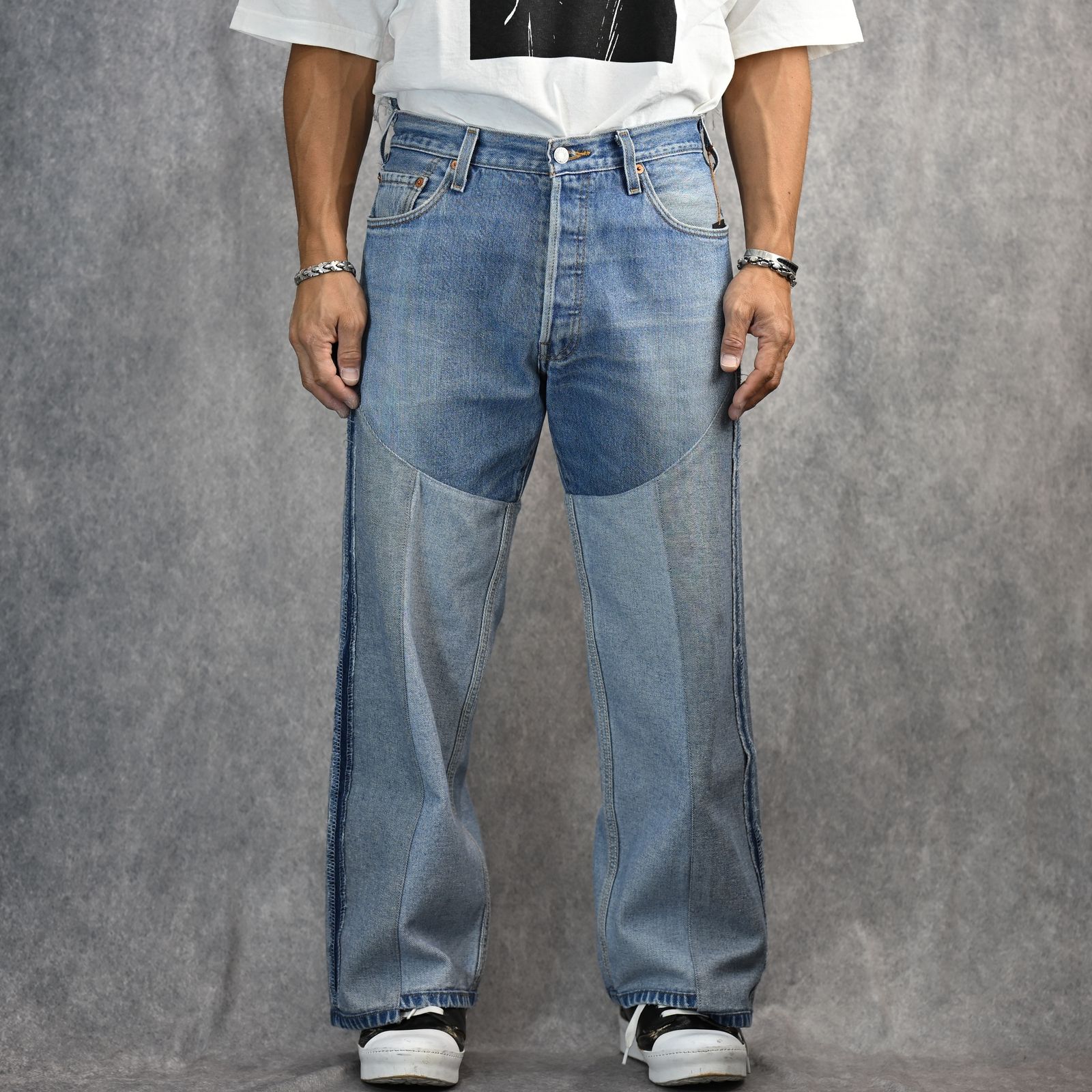OLD PARK×MINEDENIM Inside out Chaps Jeans （USS） / MND-25SSOP002