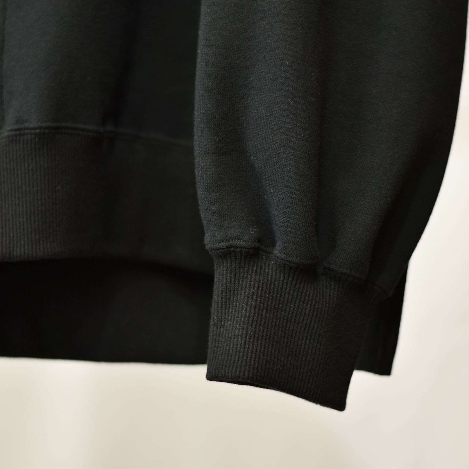 ニードルパンチ 切り替えシャツ / LB23SS-SH01-NDP (SAX STRIPE×BLACK)