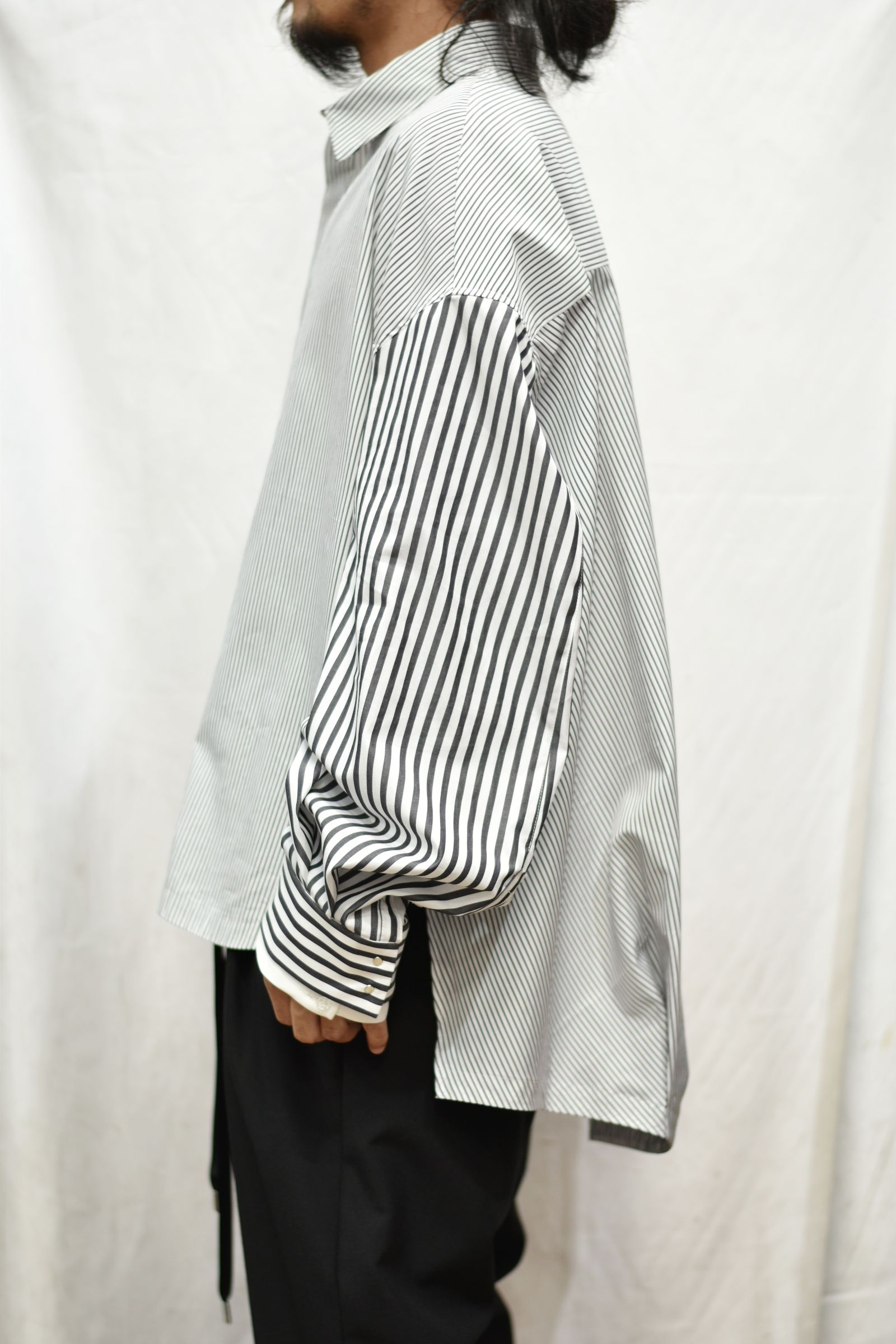 カフスレイヤーシャツ / LB21FW-SH02-AL (STRIPE)