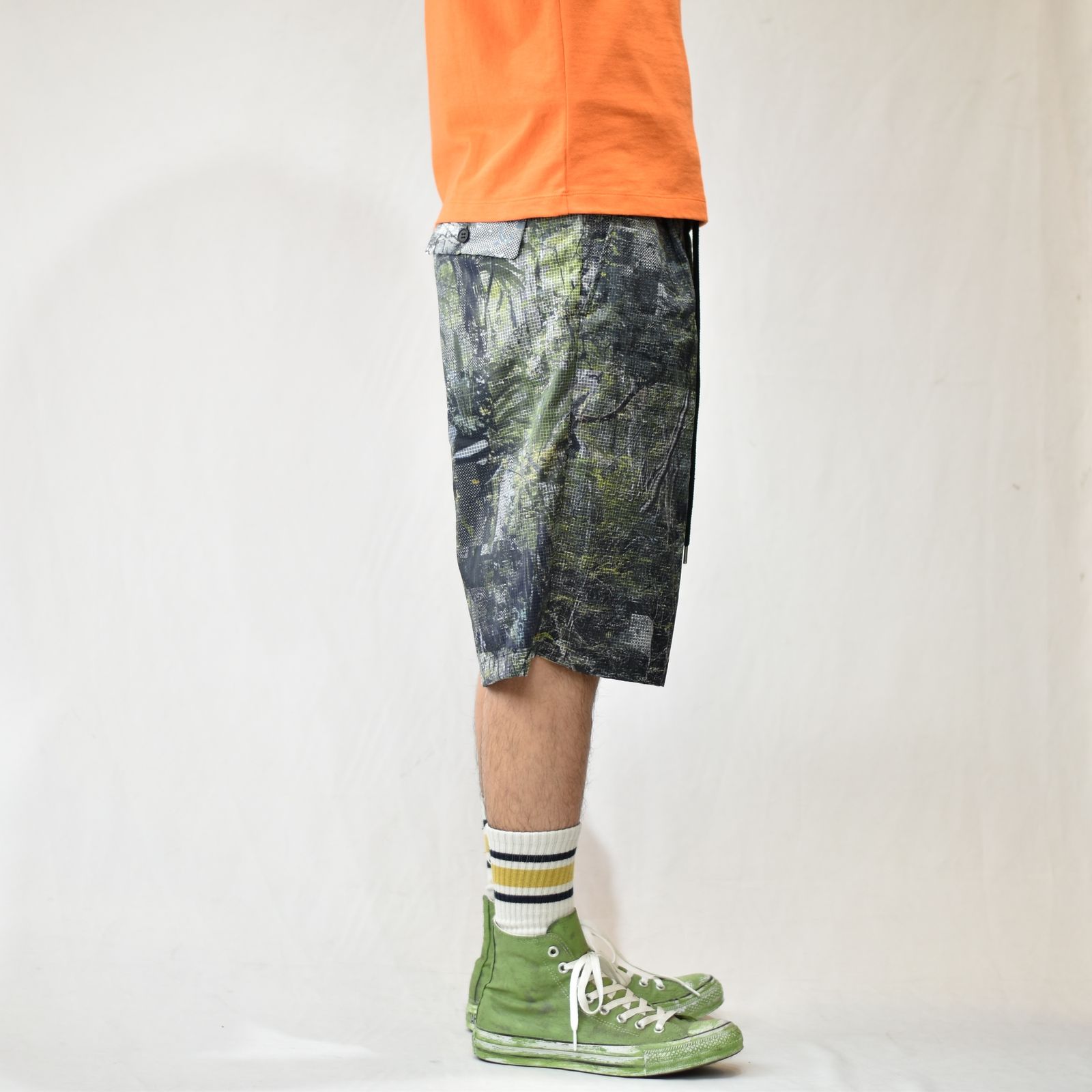 FOREST SHORTS (BLACKGREEN) / 森林(カモフラージュ柄) ショートパンツ