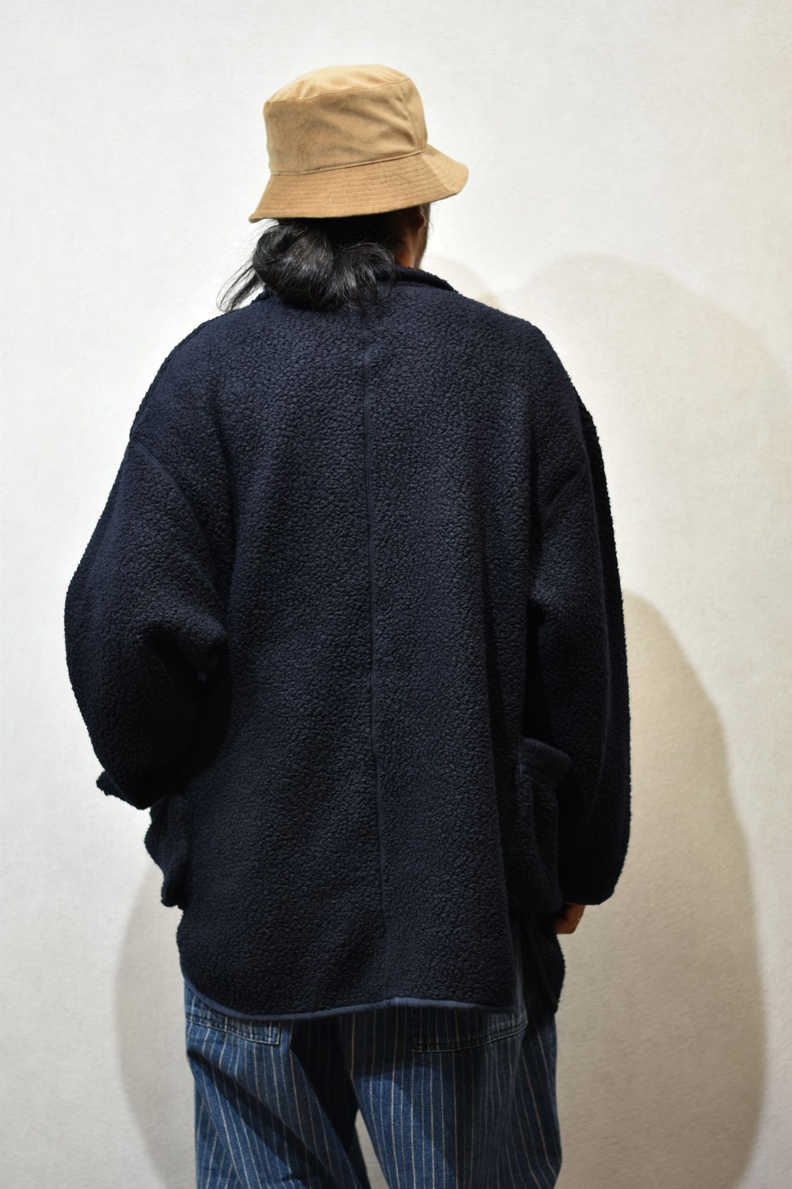 Porter Classic - FLEECE SHIRT JACKET -NAVY- | chord online store