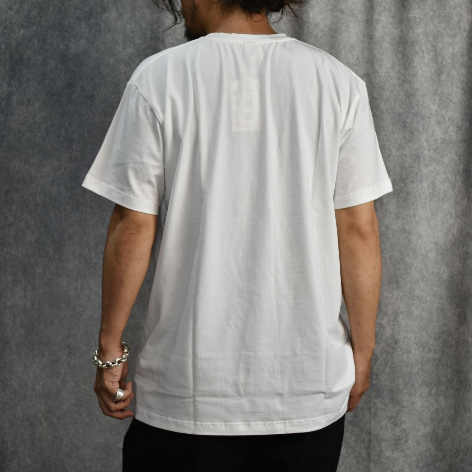 STRETCH THUNDER BOLT TEE (WHITE) / ストレッチ サンダーボルト Tシャツ