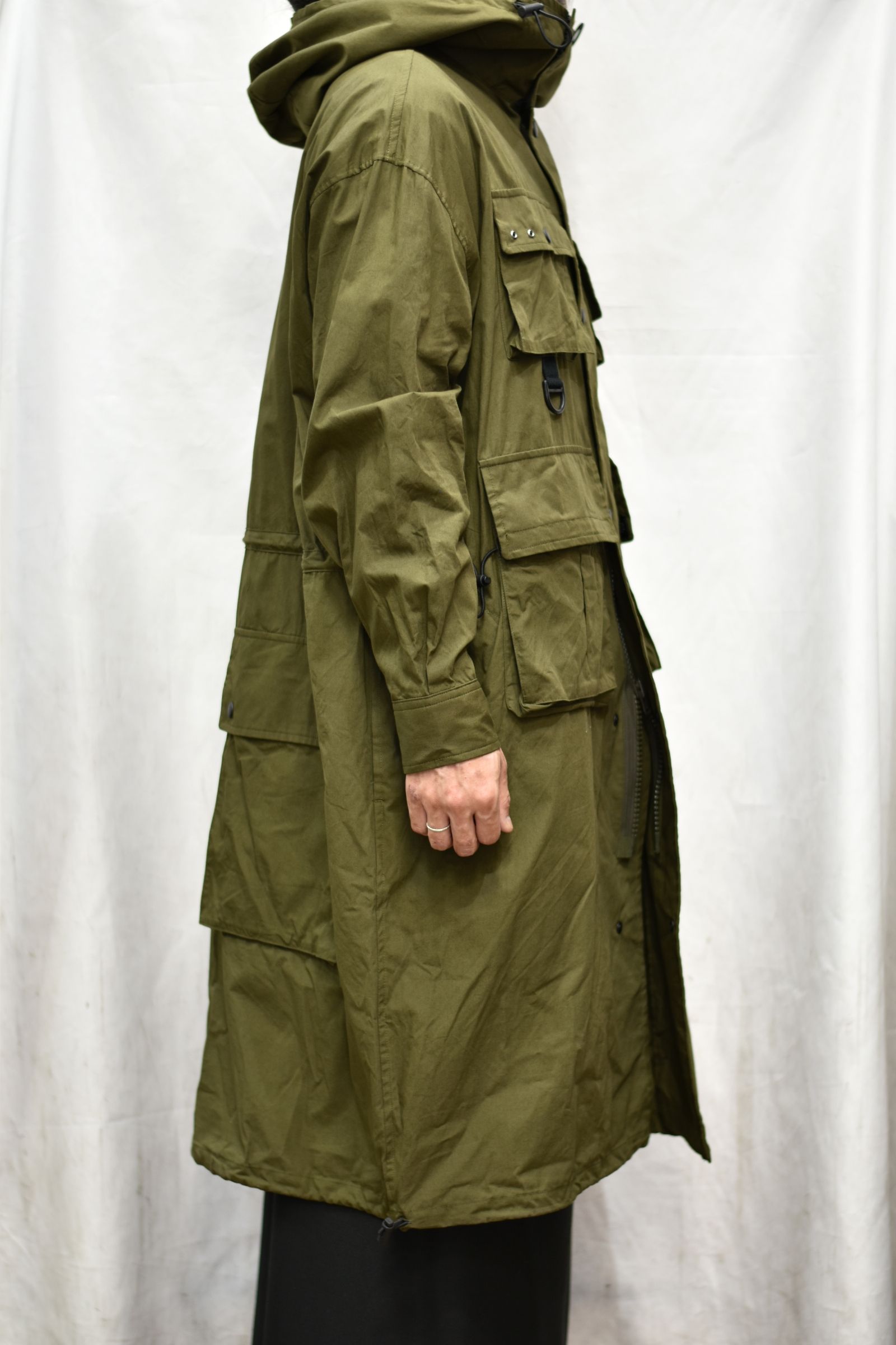 40/2 Cotton Broad Pocket Hood Coat