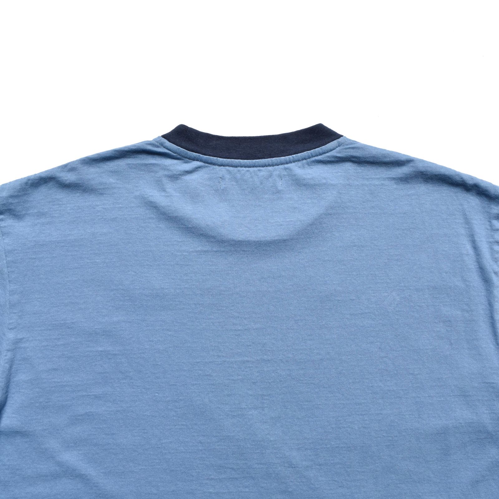 SHIRLEYS Ringerneck T-SH （BPT） /  リンガー プリントTシャツ （ブルー） 2503-4003