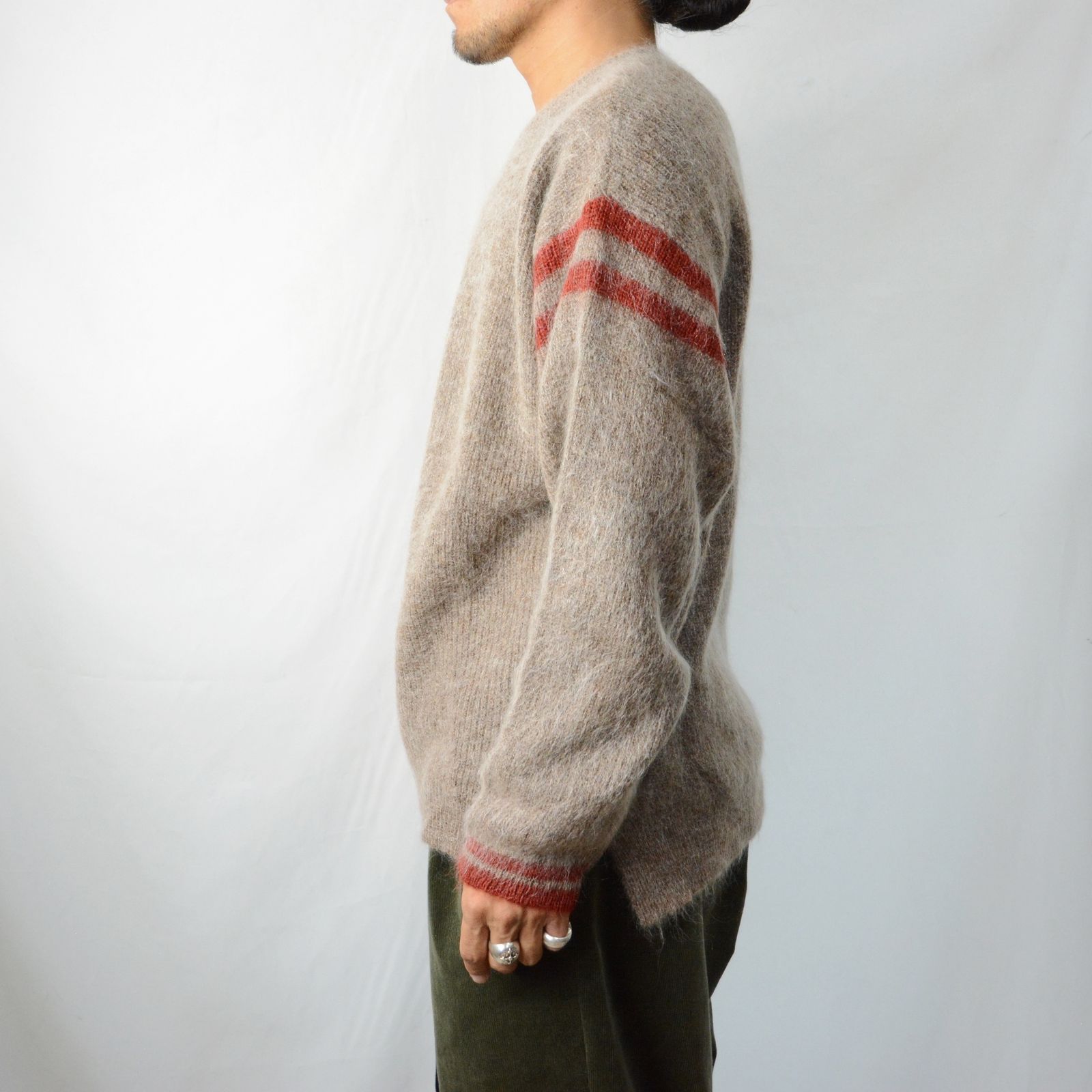 モヘア プルオーバーニット （BROWN）