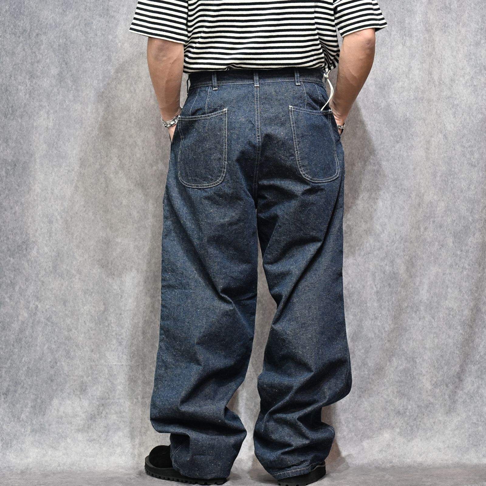 USN DENIM TROUSERS （ONE-WASHED） / USネイビー デニムトラウザー （インディゴ） 2026SS-PT4-YT