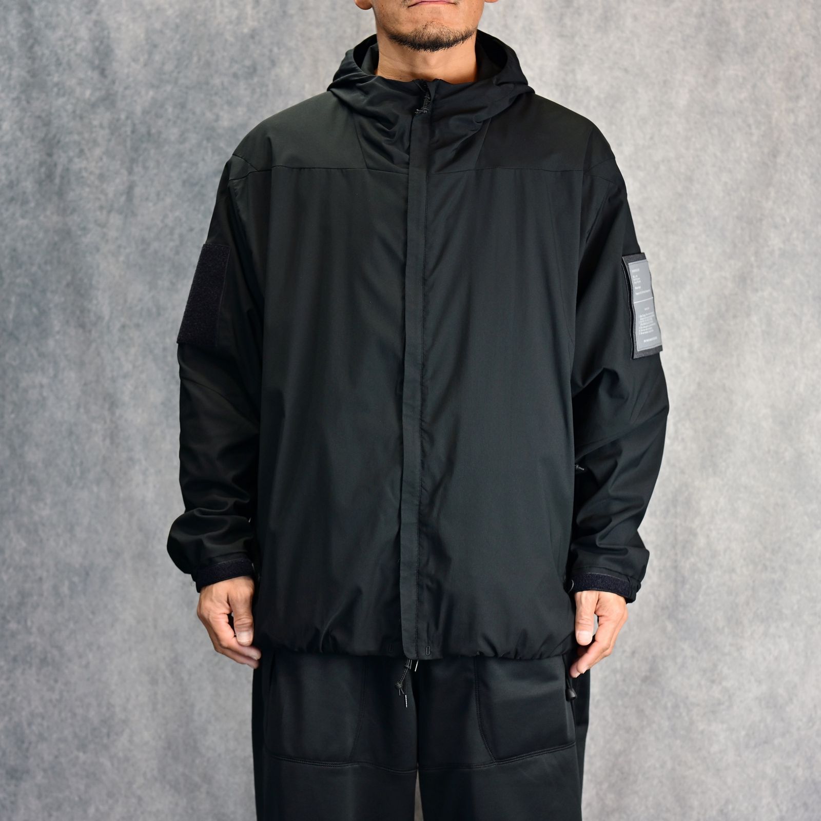 EXCHANGE HOODIE BLOUSON （BLACK） エクスチェンジ フーディーブルゾン （ブラック） 9251-BL02-001