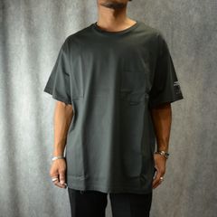 ハイゲージ天竺 ドロップショルダー Tシャツ (GRAY)