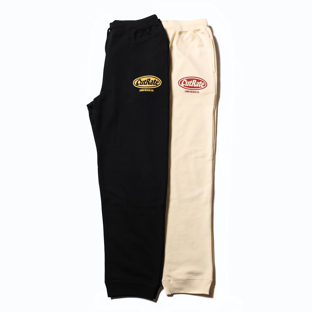 CUTRATE LOGO OMW SWEAT PANTS (BLACK)