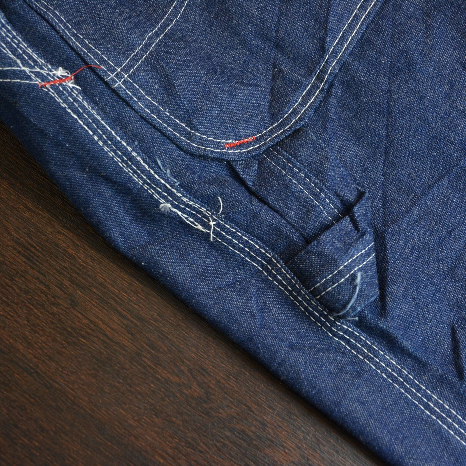古着 90's / Dickies ディッキーズ リジッドデニム オーバーオール / 40×32