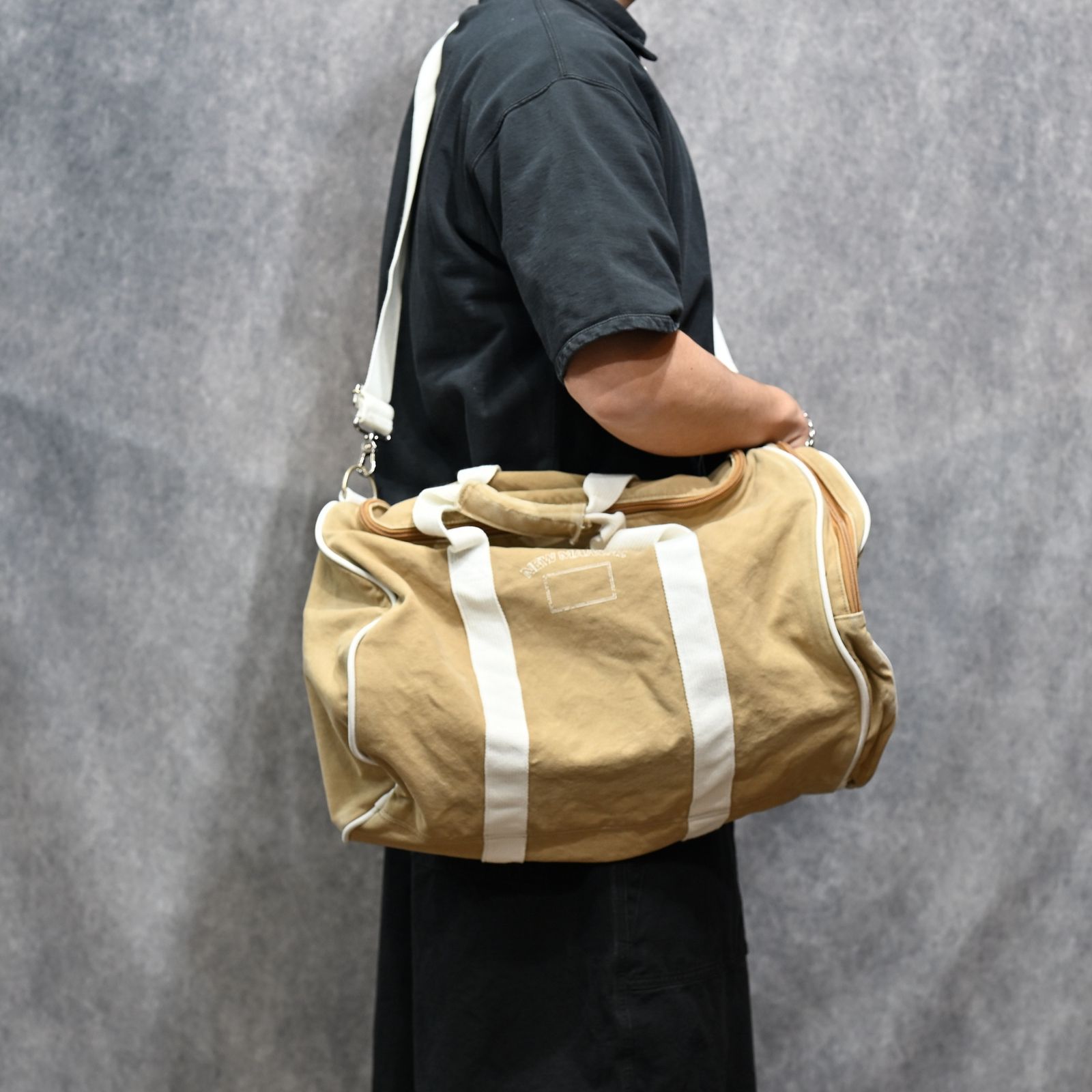 "SOUVENIR" DRUM BAG （BEIGE） / ドラムバッグ （ベージュ） 2026SS-GD3-YT