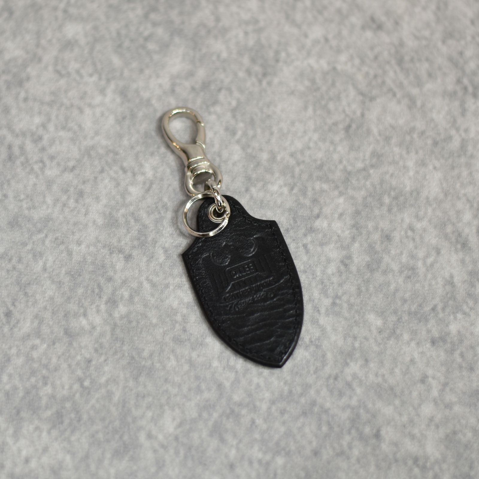 STUDS LEATHER KEY RING ＜TYPE A＞ (BLACK)｜キーリング・キーホルダー｜CL-26SS005LE