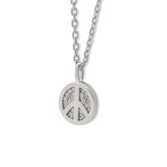 PEACE NECKLACE (SILVER) / ネックレス シルバー
