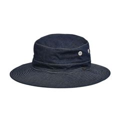 8oz Denim Jungle Hat "BARNES" (ONE WASH)｜ジャングルハット｜Y01007