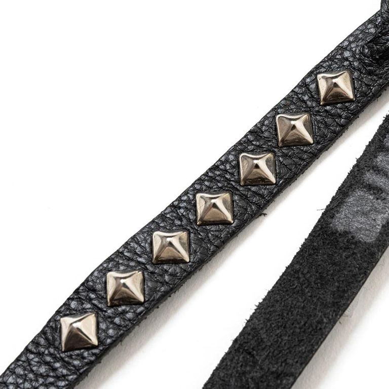 CALEE - STUDS LEATHER ASSORT KEY RING <TYPE II> C (BLACK C CALEE - STUDS LEATHER ASSORT KEY RING <TYPE II> C (BLACK C
