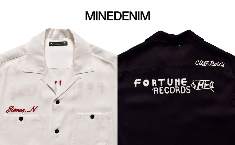 MINEDENIM|マインデニム 2024 春夏新作 【ダブルポケットボウリングシャツ】