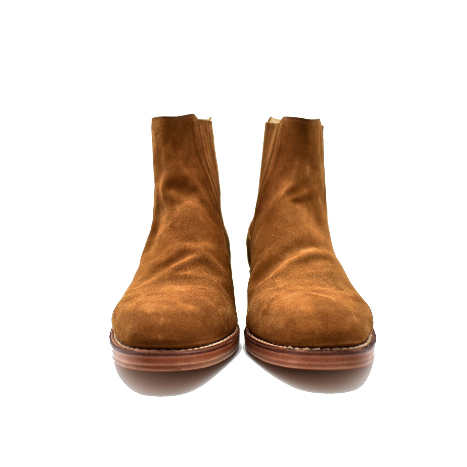 Suede Leather Western Side Gore Boots (BRN)  /  スエード ウエスタン ブーツ （ブラウン） MGK-007