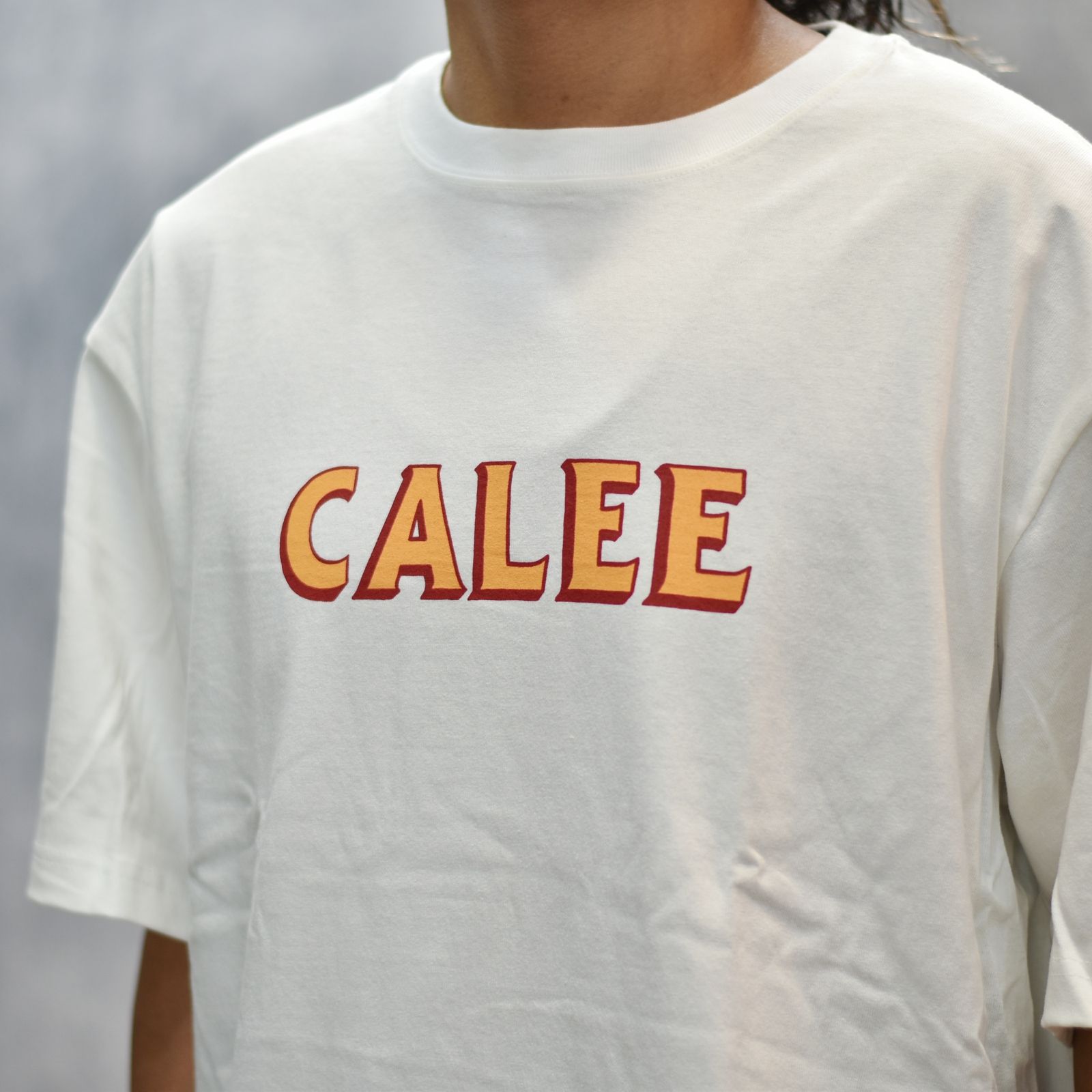 VINTAGE TYPE SYNDICATE RETRO GIRL TEE ＜NATURALLY PAINT DESIGN＞ (WHITE)｜ワイドシルエット プリントTシャツ｜CL-25SS007NT