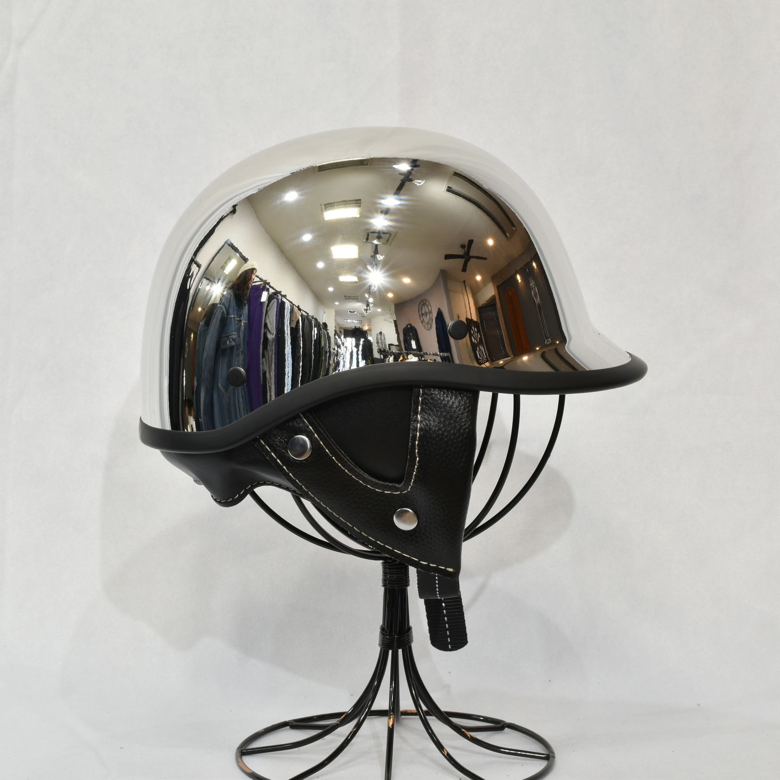 NoBudz - 予約商品 | BURST VG HELMET (CHROME) | バースト ヴィンテージジョッキー ヘルメット |  納期:3ヶ月程度 | chord online store