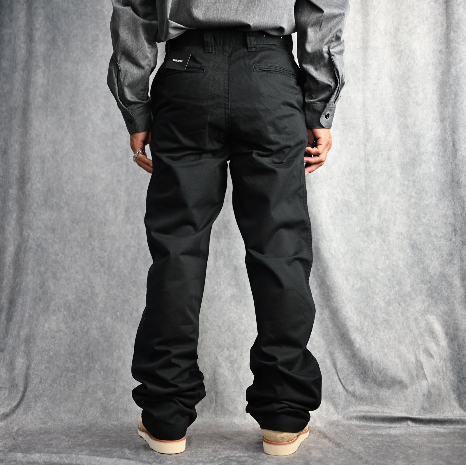 Washed Chino Type TRS （BLK） / ウォッシュド加工 チノパンツ