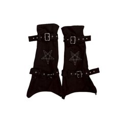 COTTON BELTED LEG WARMER 'PENTAGRAM (BK)｜レッグウォーマー 'ペンタグラム｜PD26SAC03