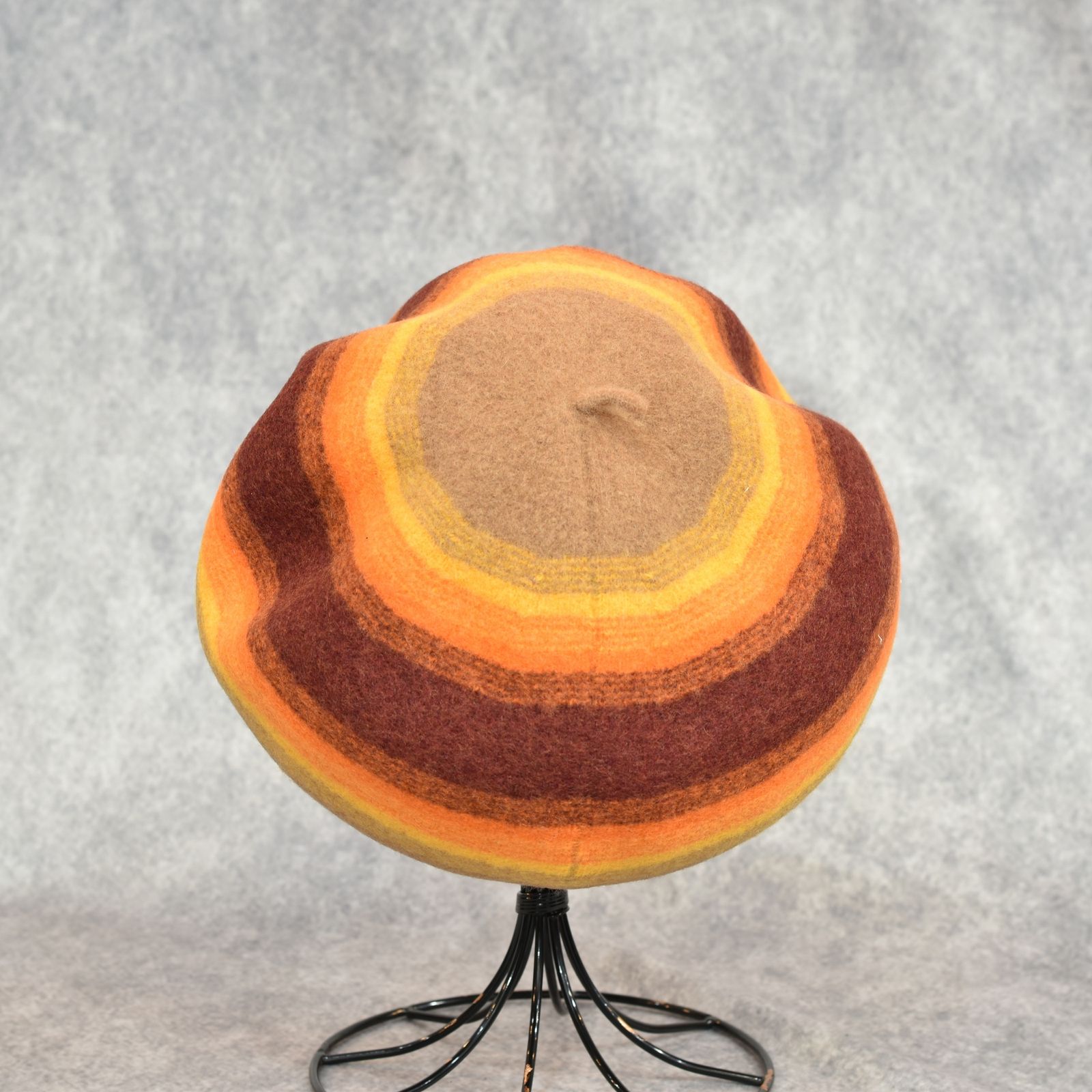 Chimayo Wool Beret "TRUJILLO" (CAMEL)｜チマヨ ウール ベレー帽｜Y01023