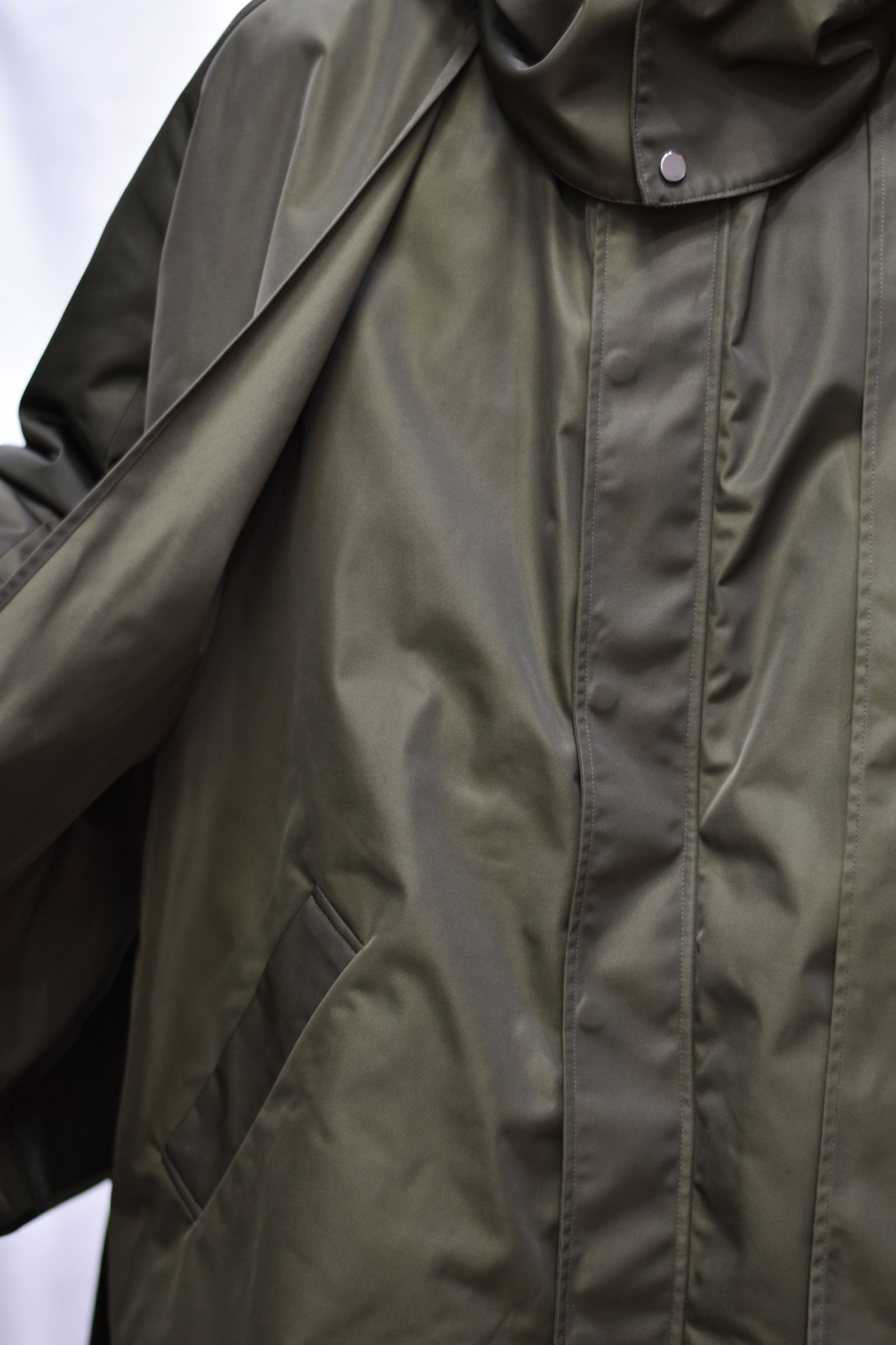 デタッチャブルフードコート / LB21FW-CO02-SL (SAGE)