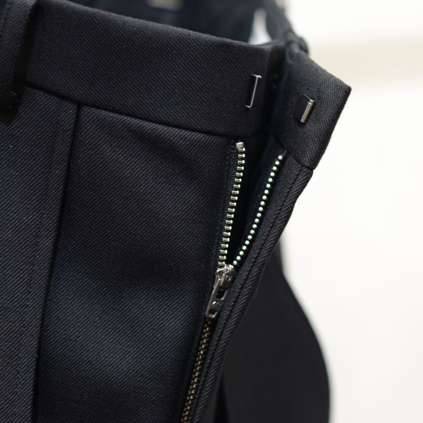 Wool gabardine chaps trousers ”