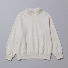 Half Zip Sweat "RICKSON" (OATMEAL) / ハーフジップ スウェット