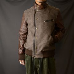 × ROLL コラボ スタジャン （BROWN / ブラウン）